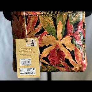 Patricia Nash Tropical Leather Cross body purse